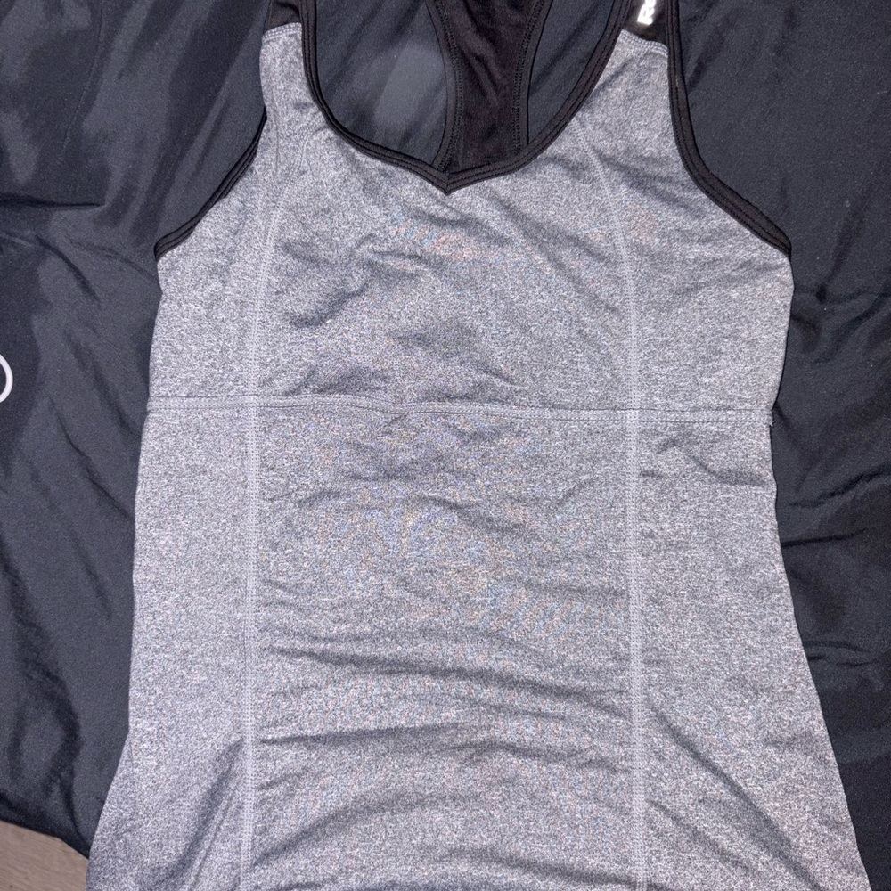 Reebok Women's Gray Athletic Tank Top